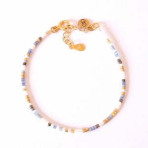 Pulsera lilas/oro